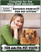 Checklist for Pet Visit Jobs